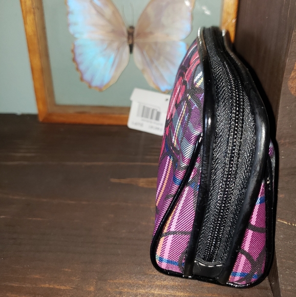 New Coach SignatreteTartain Cosmetic Pouch Bag - Picture 4 of 8